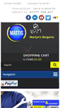 Mobile Screenshot of martynsbargains.com